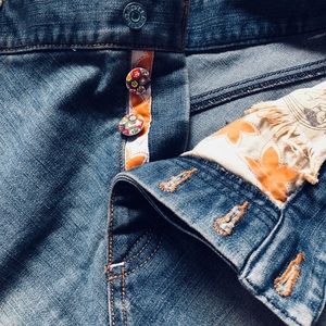 Royal Robbins denim skirt